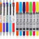 Mr. Pen Bible Journaling Kit, 18 Pack - 10 Gel Highlighters, 8 No Bleed Pens, Bible Pens and Highlighters, No Bleed, Gift