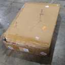 Chrangmay 47.24" Big Modern Vanity Desk with Mirror and Lights,Makeup Vanity Desk with 5 Drawers and Storage Shelves & Power Outlet,Dressing Table with Glass Top, Oak