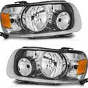 Headlights for 2005 Escape (submodel: XLT No Boundaries, XLT Sport), 05 2006 2007 Ford Escape (submodel: Hybrid, Limited, XLS, XLT) Headlamp Replacement Pair Set Driver&Passenger side