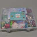 SIMPLIPLAY Christmas Sensory Dough Kit with 6 PCS 18oz Glitter Doughs & Accessories(280+pcs), DIY Christmas Crafts Kids, Stocking Stuffers for Kids, Build a Snowman Kit with Ornaments Creative Gift