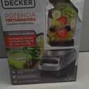BLACK+DECKER PowerCrush Multi-Function Blender with 6-Cup Glass Jar, 4 Speed Settings, Silver