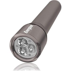 Energizer Advanced LED Flashlights, IPX4 Water Resistant, Super Bright, Aircraft Grade Metal Tactical Flashlight, USB Rechargeable or AA Battery Option (Batteries Included)