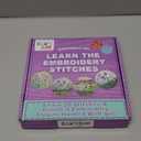 CRAFTILOO 4 Pack Embroidery Kit for Beginners Stamped Cross Stitch Kits for Beginners Needlepoint Kits for Adults Sunflower Cross Stitch Embroidery Kits Needlework Kit DIY Crafts for Woman (4 Watercolor Flowers)