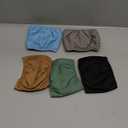 Tuiskusa Male Dog Diapers, High Absorbing Dog Belly Bands for Male Dogs, Washable Reusable Dog Male Wraps(5 Pack) XS