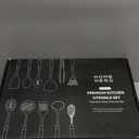 Home Hero 54-Piece Stainless Steel Kitchen Utensils Set - Heat-Resistant Nonstick Silicone & Stainless Steel Cooking Utensils - Complete Tools with Slotted Spoon & Pasta Spoon - Pack of 54, Silver