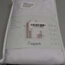 Elegant White Sheer Curtains 84 Inches Long for Living Room Bedroom, Cotton Linen Textured Light Filtering Crinkle Sheer Drapes Natural Rod Pocket Voile Curtains, W52 x L84 in, 2 Panels