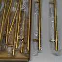 SANATO Pcs 8 Inch (5 Inch Hole Center) Gold Cabnet Pulls Kitchen Cabinet Handles, Made of Stainless Steel, Ideal for Cabnet, Drawer, Cupboard