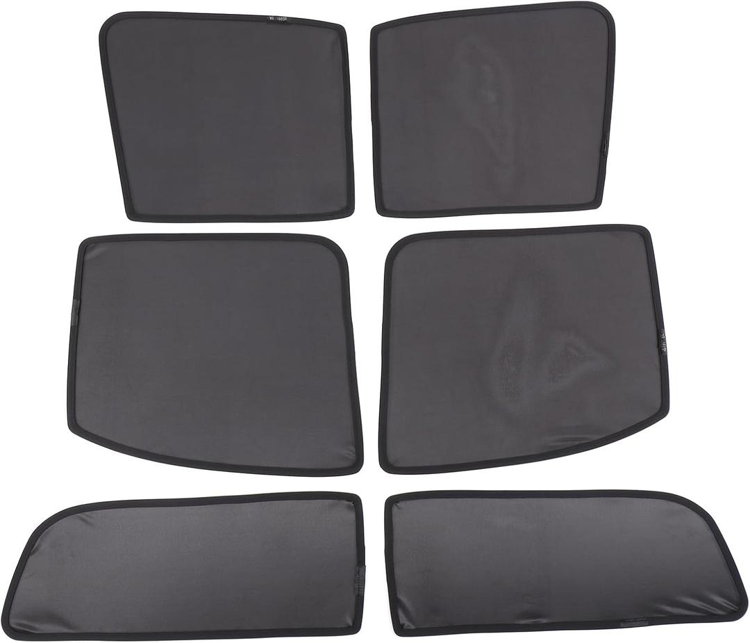 Window Shades for Toyota Tacoma 2024-2025 Breathable Mesh Curtains Car Window Screen Covers UV Blocker Sun Protector Glare HeatShield Privacy Protector Front Rear Side Window Sunshade for Camping