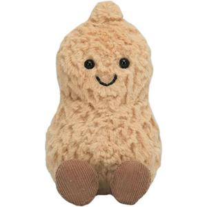 Aimery Cute Peanut Plush Toy, 6.5" Soft Stuffed Doll, Peanut Plushies Pillow Gifts for Kids Girlf Friend Birthday