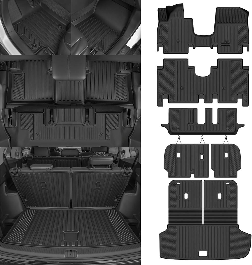 Custom Fit Floor Mats for 2026 Hyundai Ioniq 9 7-Seats/Bench Seat