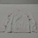 Womens Long Sleeve Knitted Zip Up Sweater Cardigans Sweaters Lightweight Zipper Sweatshirts Jacket size Medium, White