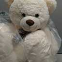 MaoGoLan Giant Teddy Bear Plush Toy - Ultra Soft & Cute Large Stuffed Animal 39 inches, Perfect for Baby Showers, Birthdays, Valentines Day Gifts (Kids, Couples, Family),Beige (Cream)