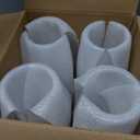 C CREST Wine Glasses Set of 8, 12oz, Lead-free, Clear, Durable Glassware