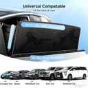 DMJN Car Window Shades for Baby (100% UV & Sun Block) Car Side Windows Covers Sun Shades for Baby in Car,Easy-Install Nano Ice-Crystal Coating-Universal Fit (Medium),2 Pack