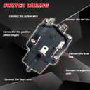 Motor Switch 2064028 Compatible with Minn Kota Endura Vector Turbo,Five Speed Forward Three Speed Reverse Switch