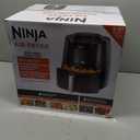 Ninja Air Fryer | 4 QT Capacity | 4-in-1 Roast, Crisp, Roast, Reheats, & Dehydrates | Dishwasher Safe Parts | 105F-400F | Includes 20 Easy & Healthy Recipes | 1550 watt | Grey | AF101