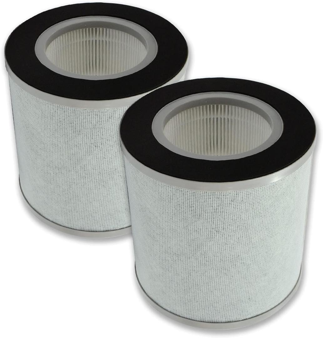 PUREBURG HAP260 Replacement True HEPA Filters Compatible with PURITIX HAP260 Air Purifier (small), H13 4-Stage Filtration Activated Carbon,2-Pack