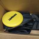 Kan Jam Foldable Travel Disc Toss Game - Black & Yellow, Standard, Nylon - Portable All-Weather Beach Games - Built-in Scoring for Tailgate Essentials - Easy Setup for Yard Fun