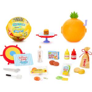 MGA's Miniverse Make It Mini Spongebob Squarepants, Mini Collectibles - Blind Pack, DIY, Resin, Replica Food, Not Edible, Collectors, Novelty, Gift, 8+