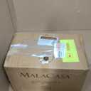 MALACASA Ivory White Dinnerware Sets, 30-Piece Porcelain Plates and Bowls Sets, Modern Dish Set for 6, Square Plates Dinnerware Set Kitchen Dishware Sets, Microwave and Dishwasher Safe, Series Flora