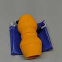 Chewise Bully Stick Holder, Improved Bully Sticks Holder, Ultimate Secure Heavy Duty, BPA-Free Safety Device to Prevent Choking, Fits Various Bully Sticks and Dog Sizes (Yellow)