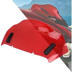 Motorcycle Windshields Windscreen Wind Splitter Fit for Harley CVO Street Glide Ultra FLHRXSE FLHX FLHXU 2023.5-2025 (Red)