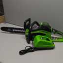 Greenworks 40V 14" Cordless Chainsaw, Electric Cordless, (Great For Storm Clean-Up, Pruning, and Camping) Tool only