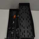 SPACELEAD Slim Storage Cart 4 Tier,Bathroom Organizer Rolling Utility,Mobile Shelving Unit Slide Out for Office, Kitchen, Laundry Room & Narrow Places,Black