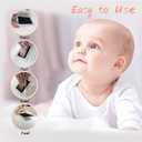 2 x 1-Pack Clean Touch Ink Pad for Baby Handprints and Footprints, Baby Footprint Kits,Inkless Hand and Footprint Kit,No Mess Ink Pad for Baby Hand and Footprints,Baby Shower Gifts for New Moms (2-Pack - Medium, Black)