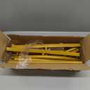 Wedding Arch Backdrop Stand 6FT Gold Wedding Balloon Arched Backdrop Stand Square Arch Frame for Birthday Party Bridal Baby Shower Ceremony Decoration, ZG02-3