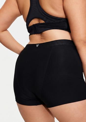 LEAKPROOF2.0 Period Boxer for Women Holds 12 Tampons | Overnight Period Shorts Heavy Flow Full Coverage | Postpartum | Bladder Leak(L/XL)