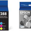 Epson T288 DURABrite Ultra Ink Standard Capacity Color Combo Pack & T288 DURABrite Ultra Ink Standard Capacity Black Cartridge (T288120-S) for Select Expression Printers