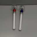 Zhanmai 2 Pcs 14 Inch Light up Magical Ball Wand Flashing LED Light up Princess Wand Rotating Sensory for Twirling Show Birthday Gift Party Carnival Favor