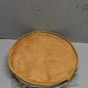 Pickmesh Round Pie Carrier 12 x 7 Inch Insulated Casserole Carriers with Lid and Detachable Handle for Hot or Cold Food Cake Transport Thanksgiving Christmas Gift(Buffalo Leather Color)