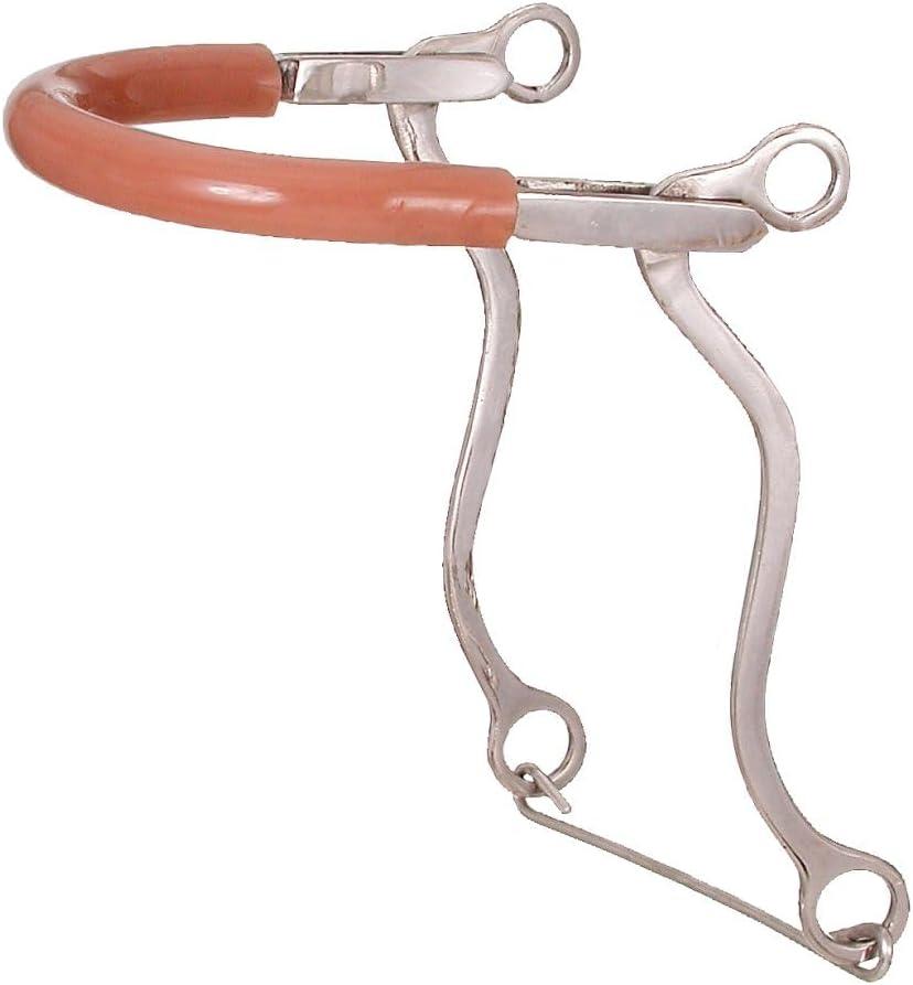 Tough 1 Kelly Silver Star Hackamore with Rubber Tubing (Horse Size)
