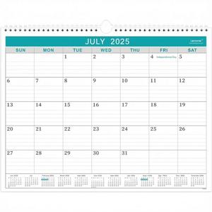 Calendar 2025, 12 Months from July 2025 to July 2026, 11.5" x 14.6", with Julian Date