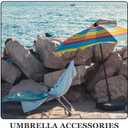 FAVOMOTO Essential Outdoor Umbrella Accessories 2pcs End Caps for Patio Umbrella Replacement Maintenance