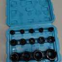 DURATECH 14-Piece External Star Impact Socket Set with Storage Case, E4 to E24, Cr-V Steel