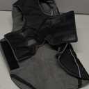 Lelepet Warm Dog Coats for Small Dogs Waterproof Dog Jacket Reflective Pet Fleece Vest Windproof Cold Weather Coats with Adjustable Buckle & Leash Hole, Black, S