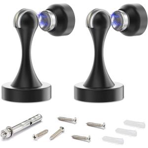Magnetic Door Stop Stainless SteelDoor Stopper, Heavy Duty for Various Door Types, Keep Your Door Open, Wall Mount Door Holder/Catch