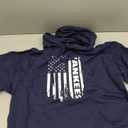Vintage Yankees Retro Style 70s 80s First Name Personalized Pullover Hoodie, Large