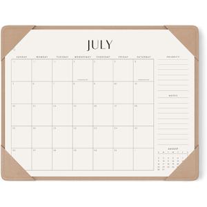 Jotsome Desk Calendar 2026 - 2027 with Desktop Mat, Large Desk Pad Calendar From Now to June 2027 22x17 inch, Desk Blotter Calendar for Home Office and School, Easy Planning, Gift for the Holidays, Apricot