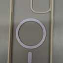 SUPFINE Magnetic for iPhone 15 Case (Compatible with MagSafe) (Military Grade Drop Protection) Slim Translucent Matte Shockproof with Anti-Fingerprint Phone Case,Antique White