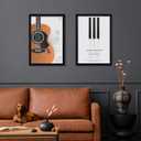 DOAI ART 24x36 Poster Frame Black 2 Pack, Poster Frames 24 x 36 inches or 24x36 Picture Frames with HD Plexiglass for Horizontal or Vertical Wall Mounting, Durable Scratch-proof Safe and Artistic