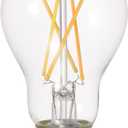 LEDVANCE Sylvania LED TruWave Natural Series A19 Light Bulb, 100W Equivalent, Efficient 15W, 1600 Lumens, Medium Base, Dimmable, Clear, 2700K, Soft White (42307) 6 Count (Pack of 1)