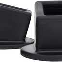 Seat Belt Buckle Holder  Easy Access to The Buckles of Rear Seats - Plug The Seat Belt in with Only One Hand  Friendly to Kids, and Passengers with Special Needs (Black x2)