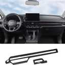 Car Accessories Fit for Honda CR-V CRV 2023 2024 Inner Dashboard Center Console AC Air Vent Outlet Cover Trim Glossy Black ABS 2 PC