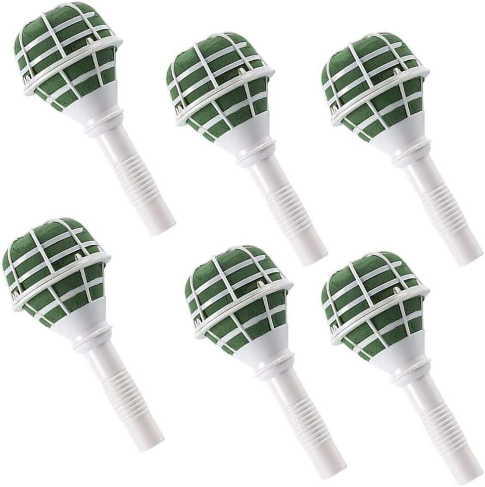 6-Pack Foam Bouquet Holders, Floral Arrangement Kits for Bridal Flowers Wedding Supplies Decoration, Gardening Supplies