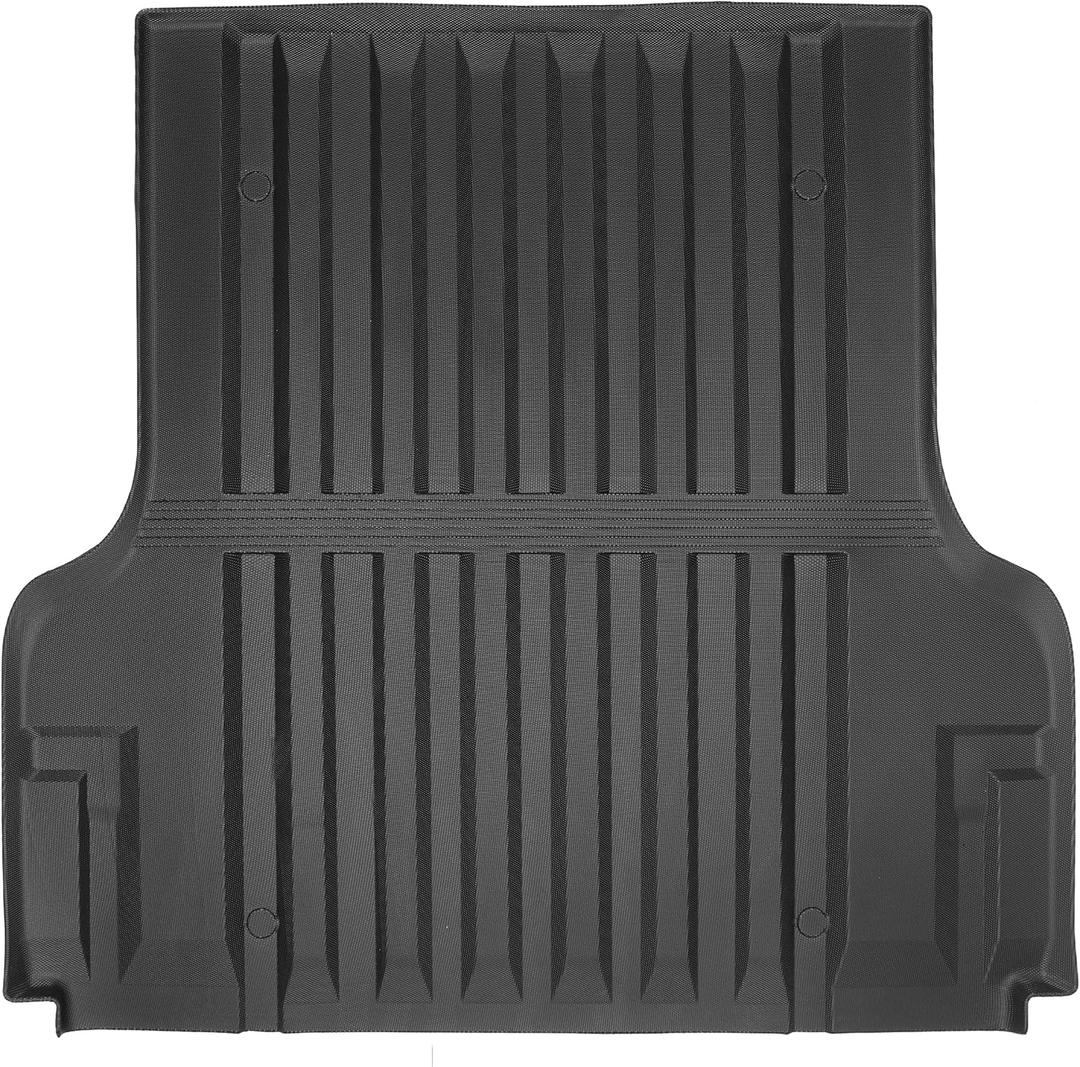 5FT Truck Bed Mat –for Nissan Frontier CrewCab 2022-2026 Heavy Duty Pickup Cargo Liner, Waterproof Rubber Pad, Non-Slip and Durable Tailgate Protector