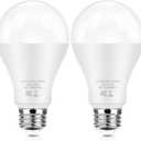 TOBUSA LED Light Bulbs 150 Watt Equivalent, 20W Super Bright Light Bulbs, Daylight White 5000K, A21 LED Bulbs E26 Base, Non-Dimmable, No Flicker Brightest Bulb for Bedroom Living Room Home, 2-Pack